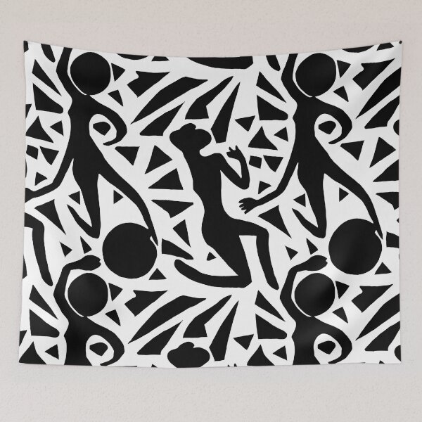Item preview, Black and White in pose. designed and sold by CushyNest.