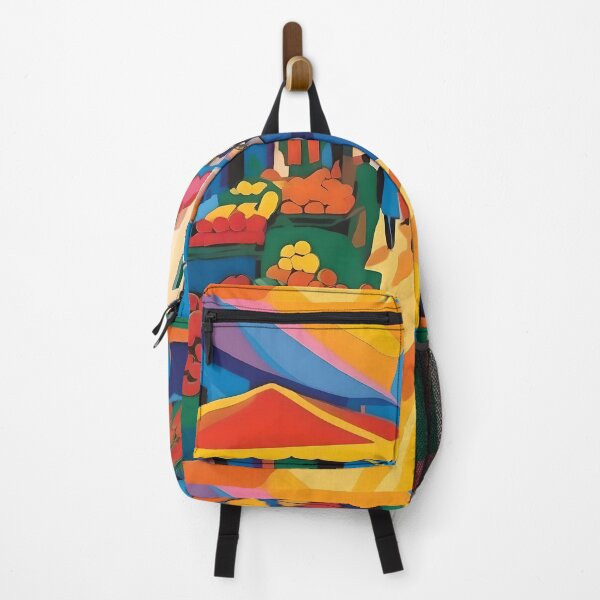 Item preview, Food market, fauvism art style. designed and sold by WildLadyWood.
