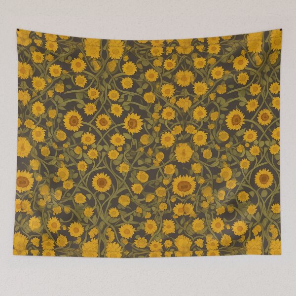 Item preview, Sunflowers pattern in summer and spring style designed and sold by Carlos Gudino.