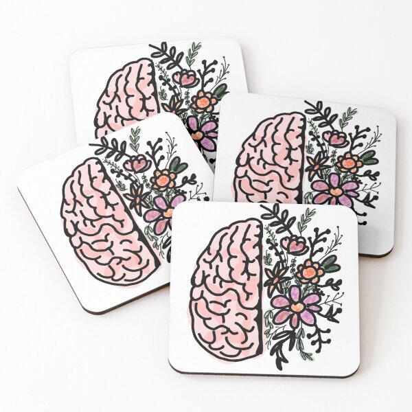 Item preview, Flower Brain Watercolour designed and sold by bcnsauwin.
