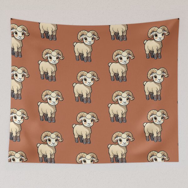 Item preview, Farm Animal Cute Ram designed and sold by saloui.