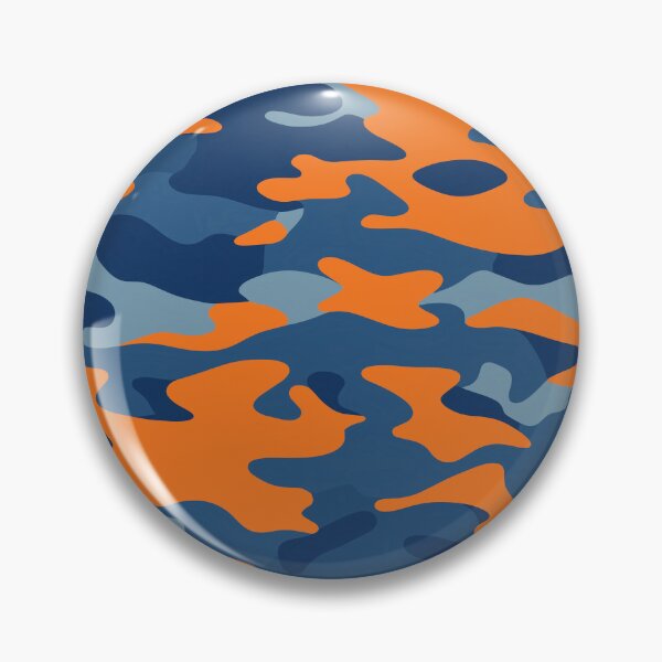 Item preview, Orange and blue gray camo designed and sold by TheCamoShop.