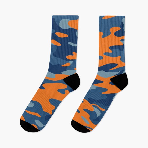 Item preview, Orange and blue gray camo designed and sold by TheCamoShop.