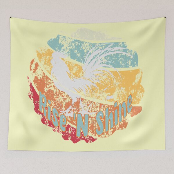 Item preview, Rooster - White Ink Distressed - Rise N Shine designed and sold by HausKatz.