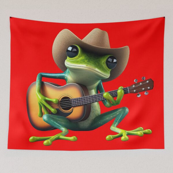 Item preview, Funky Frogs Guitarist designed and sold by joyfulcow.