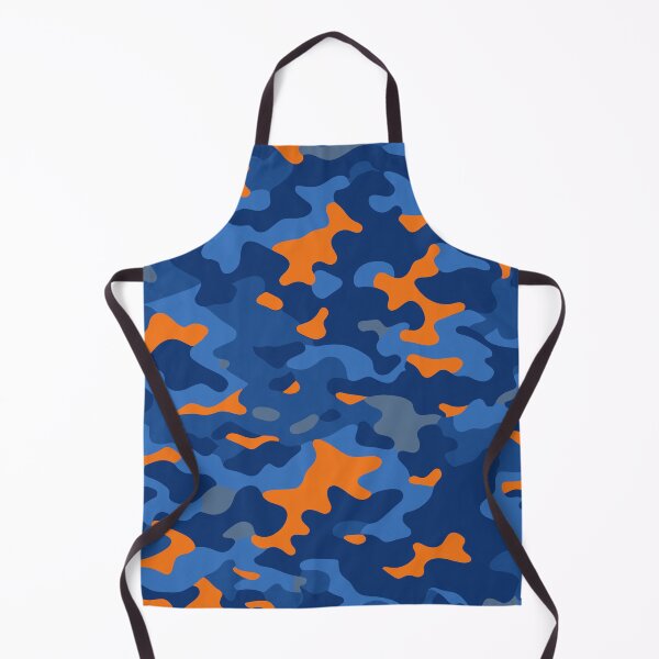 Artikelvorschau, Blaue und orange Tarnung entworfen und verkauft von TheCamoShop.