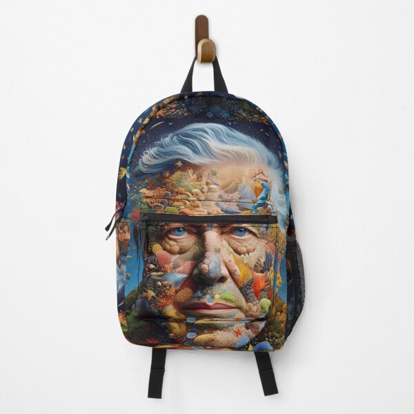 Item preview, Sir David Attenborough Animal Arcimboldo designed and sold by AI-ArtOfScience.