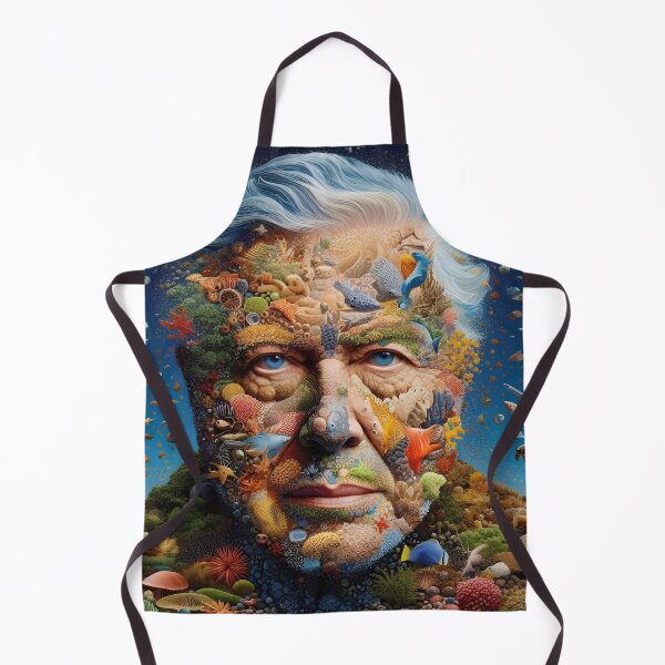 Item preview, Sir David Attenborough Animal Arcimboldo designed and sold by AI-ArtOfScience.