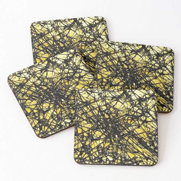 Item preview, Abstract Briar Patch on Yellow designed and sold by calibrit.