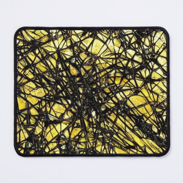 Item preview, Abstract Briar Patch on Yellow designed and sold by calibrit.