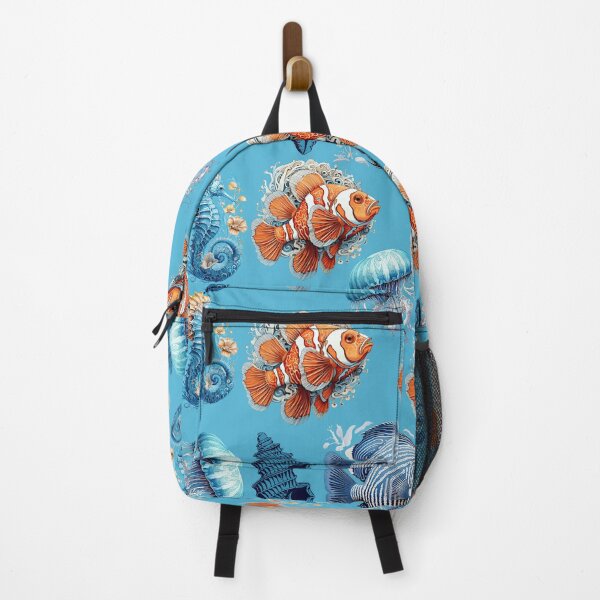 Item preview, Fish,Sea Horses,Shells and Jellyfish Pattern designed and sold by AoraDesign.