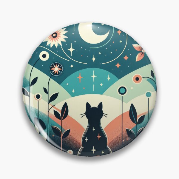 Item preview, Whimsical Fantasy Cat Night designed and sold by SunkenCost.