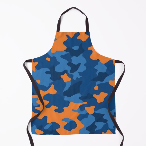 Artikelvorschau, Blaues und orangefarbenes Tarnmuster entworfen und verkauft von TheCamoShop.