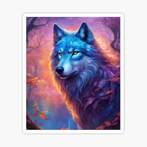 Pink And Blue Wolf Gifts Merchandise for Sale Redbubble