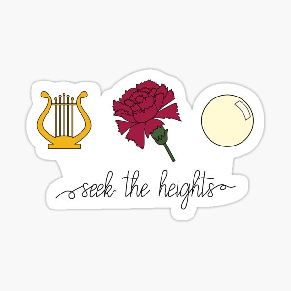 Item preview, Lyre, Carnation, and Pearl - Seek The Heights designed and sold by Maceym13.