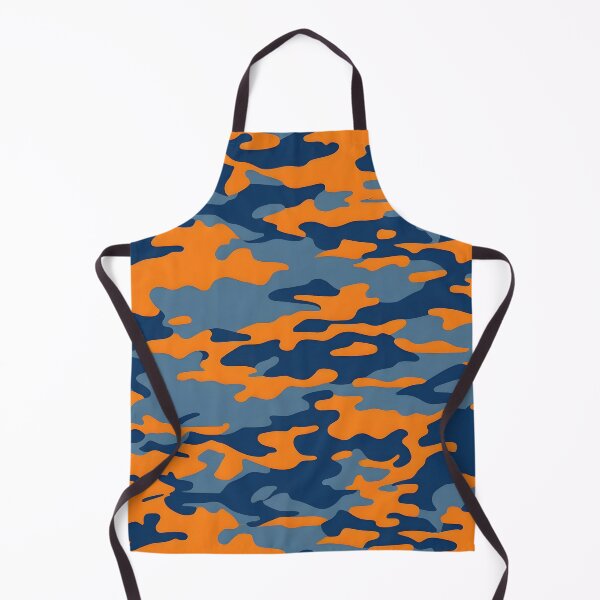 Artikelvorschau, Orange und blaugraue Tarnung entworfen und verkauft von TheCamoShop.