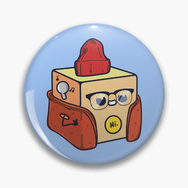 Item preview, Cute orange and red cube - blue designed and sold by Lyzvart.