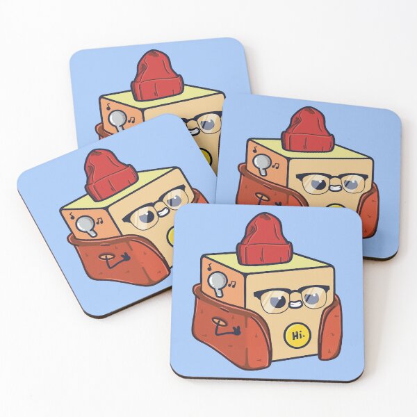 Item preview, Cute orange and red cube - blue designed and sold by Lyzvart.