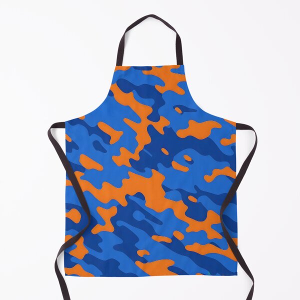 Artikelvorschau, Blaue und orangefarbene Tarnung entworfen und verkauft von TheCamoShop.