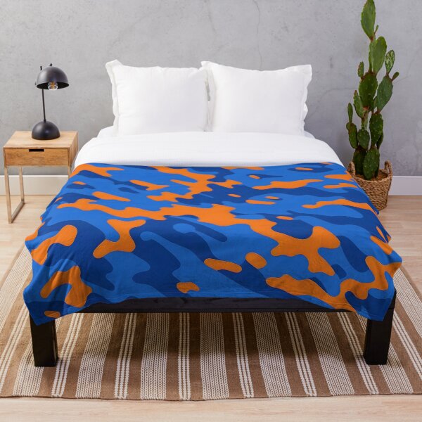 Item preview, Blue and orange camo designed and sold by TheCamoShop.