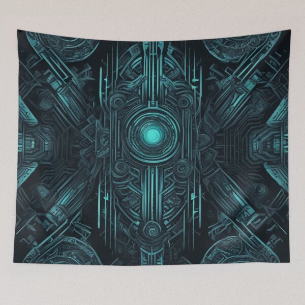 Item preview, Cyber Tribal Pattern, Abstract Art, Fantasy designed and sold by Burn-Ego.