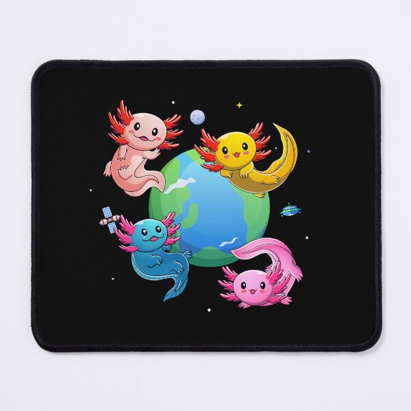 Item preview, Axolotls in space (on dark colors) designed and sold by messy-nessie.