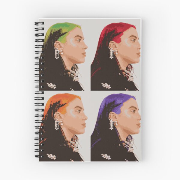 Item preview, Billie Eillish - Hair Color Changing Squares - Pop Art designed and sold by laurengoddard.