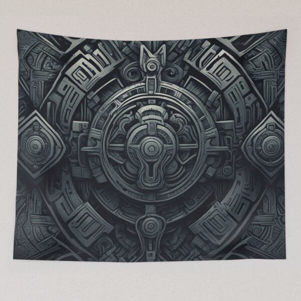 Item preview, Mechanical Tribal Pattern, Abstract Art, Fantasy designed and sold by Burn-Ego.