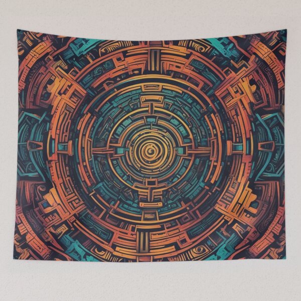 Item preview, Psychedelic Tribal Pattern, Abstract Art, Fantasy designed and sold by Burn-Ego.