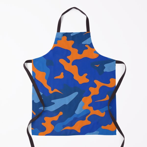 Artikelvorschau, Blauer und oranger Camo-Druck entworfen und verkauft von TheCamoShop.