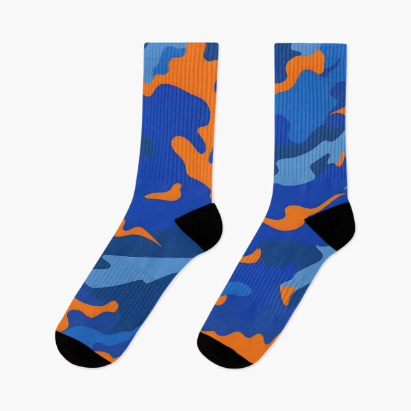 Item preview, Blue and Orange Camo Print designed and sold by TheCamoShop.