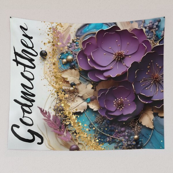 Item preview, 3d Godmother Purple Flower designed and sold by jendrip.