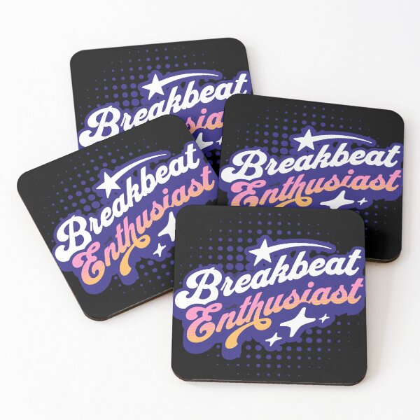 Item preview, BREAKBEAT  - Enthusiast  (blue)  designed and sold by Discothreadz.