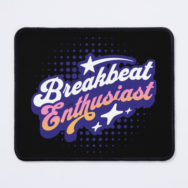 Item preview, BREAKBEAT - Enthusiast (blue) designed and sold by Discothreadz.
