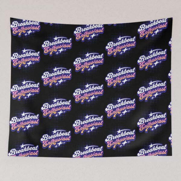 Item preview, BREAKBEAT  - Enthusiast  (blue)  designed and sold by Discothreadz.