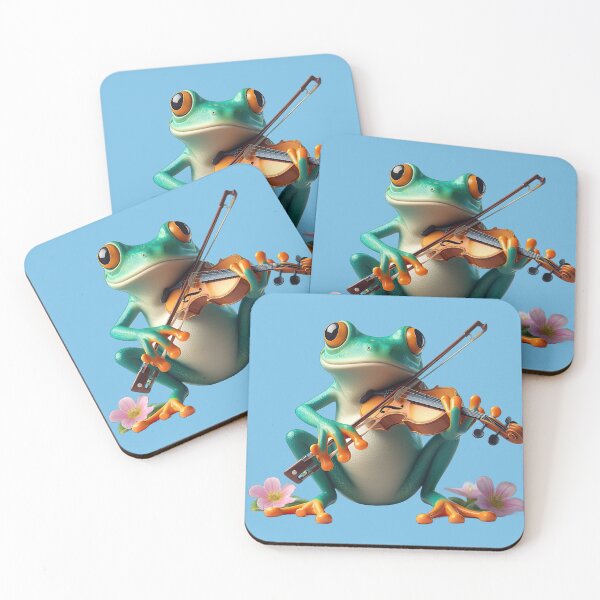 Item preview, Funky Frogs Violinist designed and sold by joyfulcow.