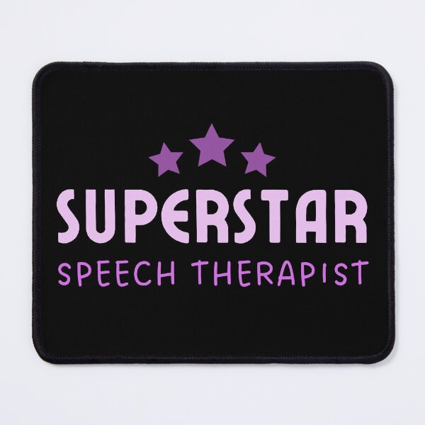Item preview, Speech Therapist Superstar - Typography - Purple designed and sold by bumpyroadway08.