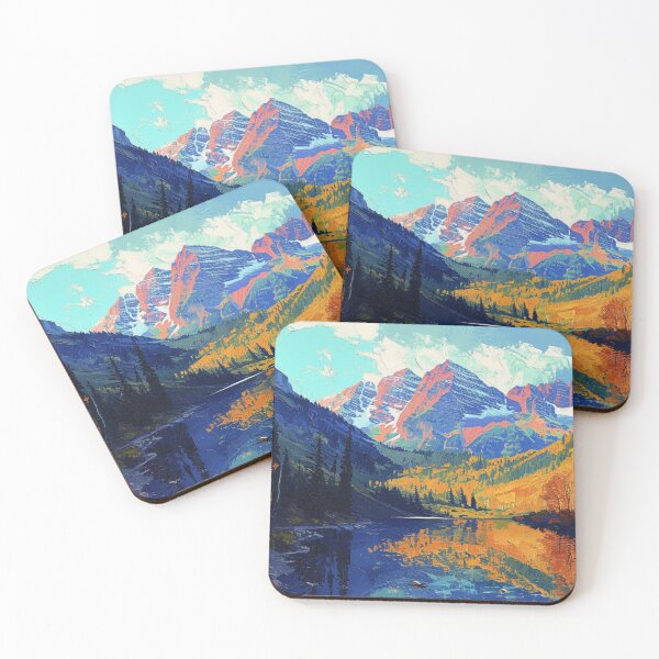 Item preview, The Wonderful Maroon Bells designed and sold by melikekoc.