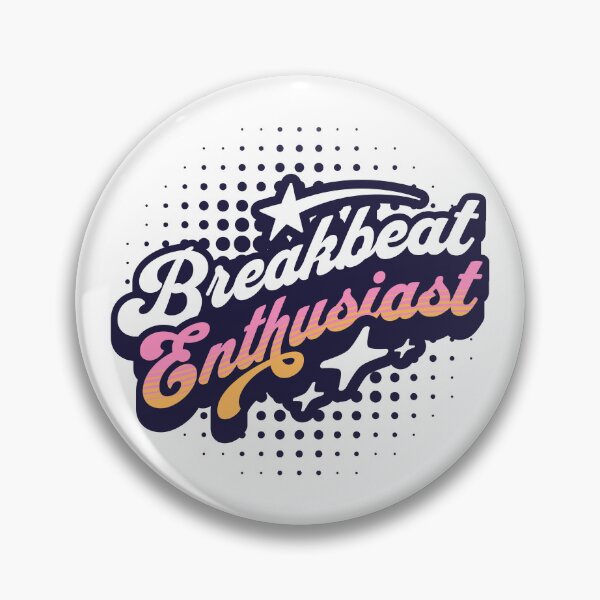Item preview, BREAKBEAT  - Enthusiast  (Black)  designed and sold by Discothreadz.