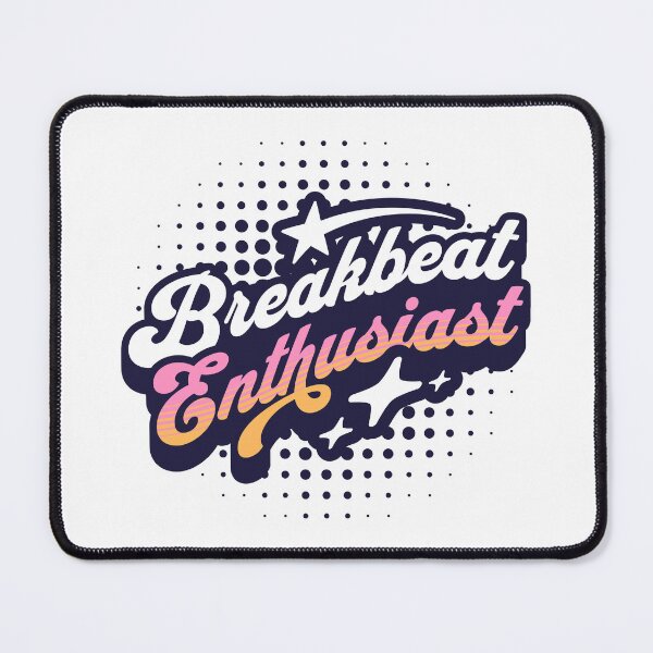 Item preview, BREAKBEAT  - Enthusiast  (Black)  designed and sold by Discothreadz.