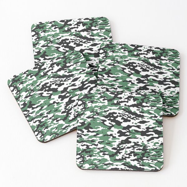 Item preview, green black and white camouflage designed and sold by TheCamoShop.