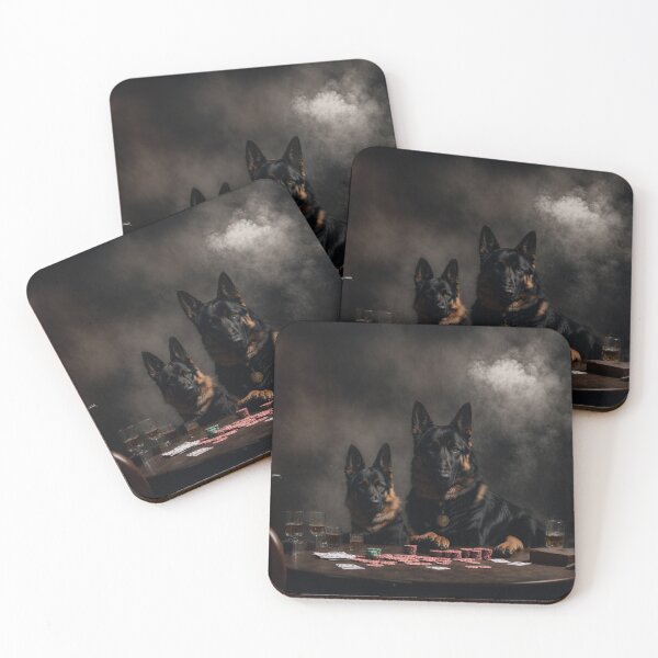 Item preview, Canine Companions: The High Stakes Poker Duo designed and sold by VisionLeeStudio.