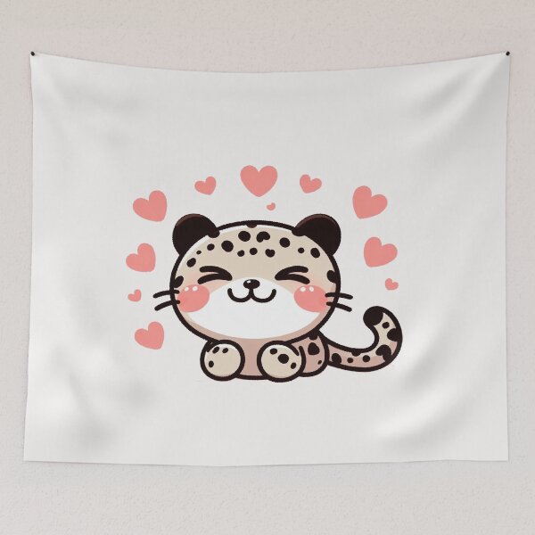 Item preview, Leopard in Love Valentine's Day designed and sold by LemuellTrends.