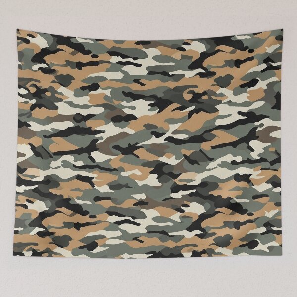 Item preview, brown desert camouflage pattern designed and sold by TheCamoShop.