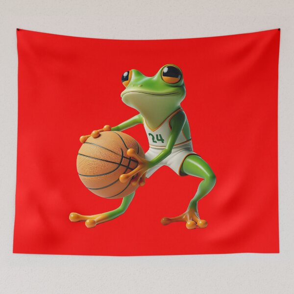 Item preview, Funky Frogs Basketball  designed and sold by joyfulcow.
