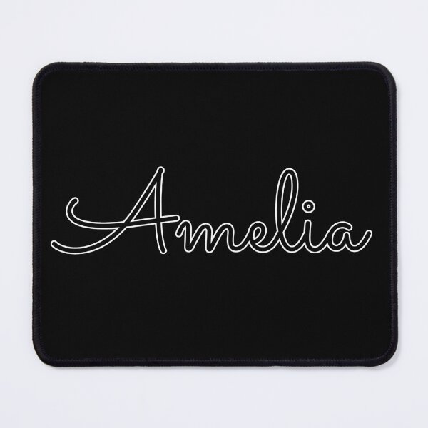Item preview, Writing Amelia Name Label (Black) designed and sold by NormadWorld.