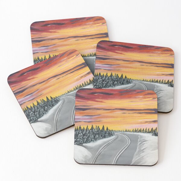 Item preview, Ski Lanes at Sunset designed and sold by TrickyNicky3.