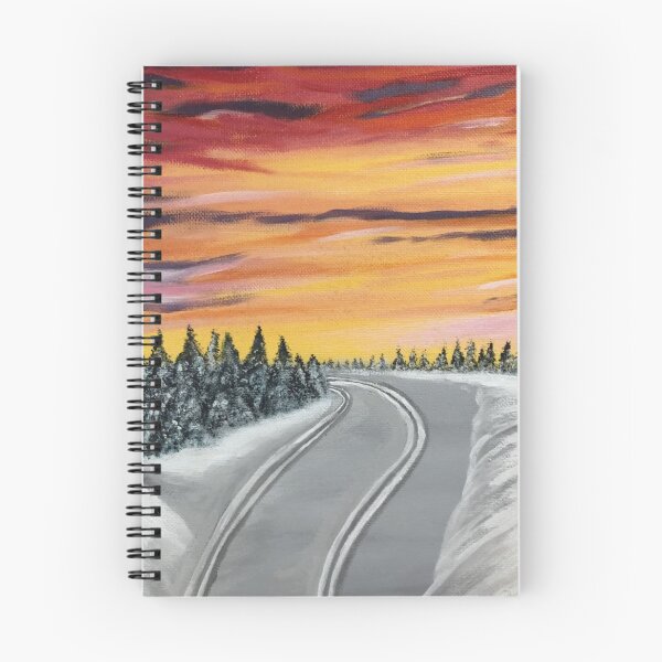 Item preview, Carriles de esquí al atardecer designed and sold by TrickyNicky3.