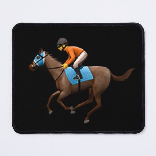 Item preview, Jockey on Racing Horse Emoji designed and sold by Popular-Gifts.