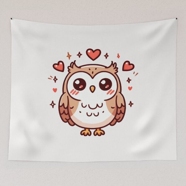 Item preview, Owl in Love Valentine's Day designed and sold by LemuellTrends.